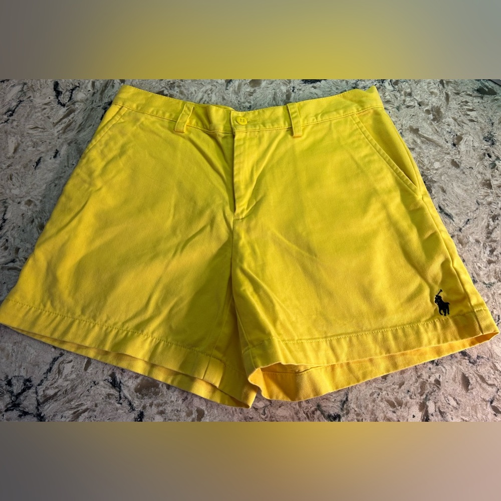 Ralph Lauren Yellow Chino Shorts